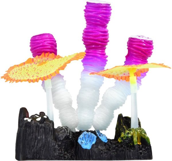 Underwater Treasures Glow Action Sponge and Carpet Corals Fish Ornament