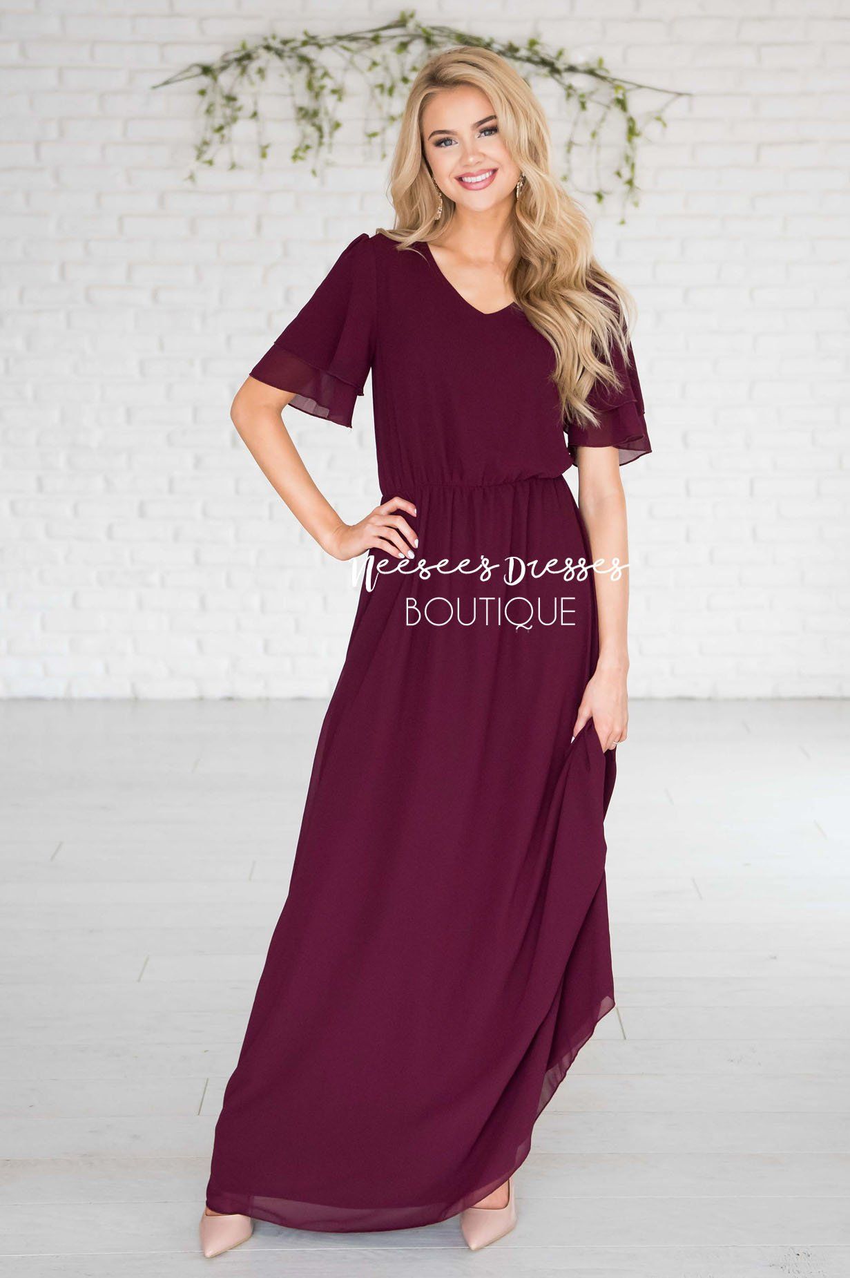 The Chloe Chiffon Maxi Dress