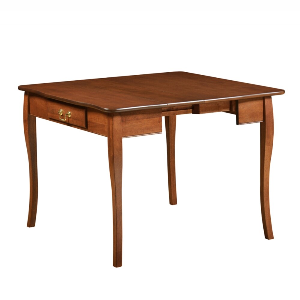 Stakmore Expanding Convertible Console to Dining Room Table w/ 2 Leaves  Cherry   94