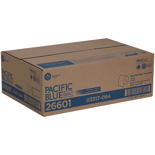 Georgia Pacific Blue Basic Recycled Paper Towel Roll by GP PRO  GPC26601