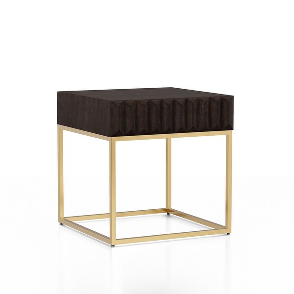 Furniture of America Bird Mid-Century Modern 1-drawer Accent Table