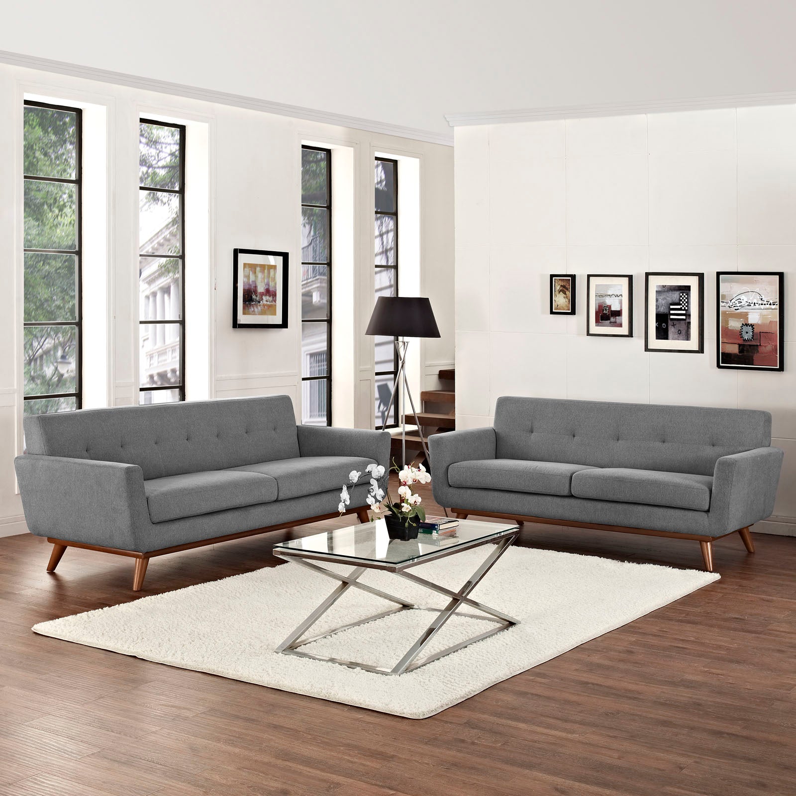 Engage Loveseat and Sofa Set of 2-EEI-1348