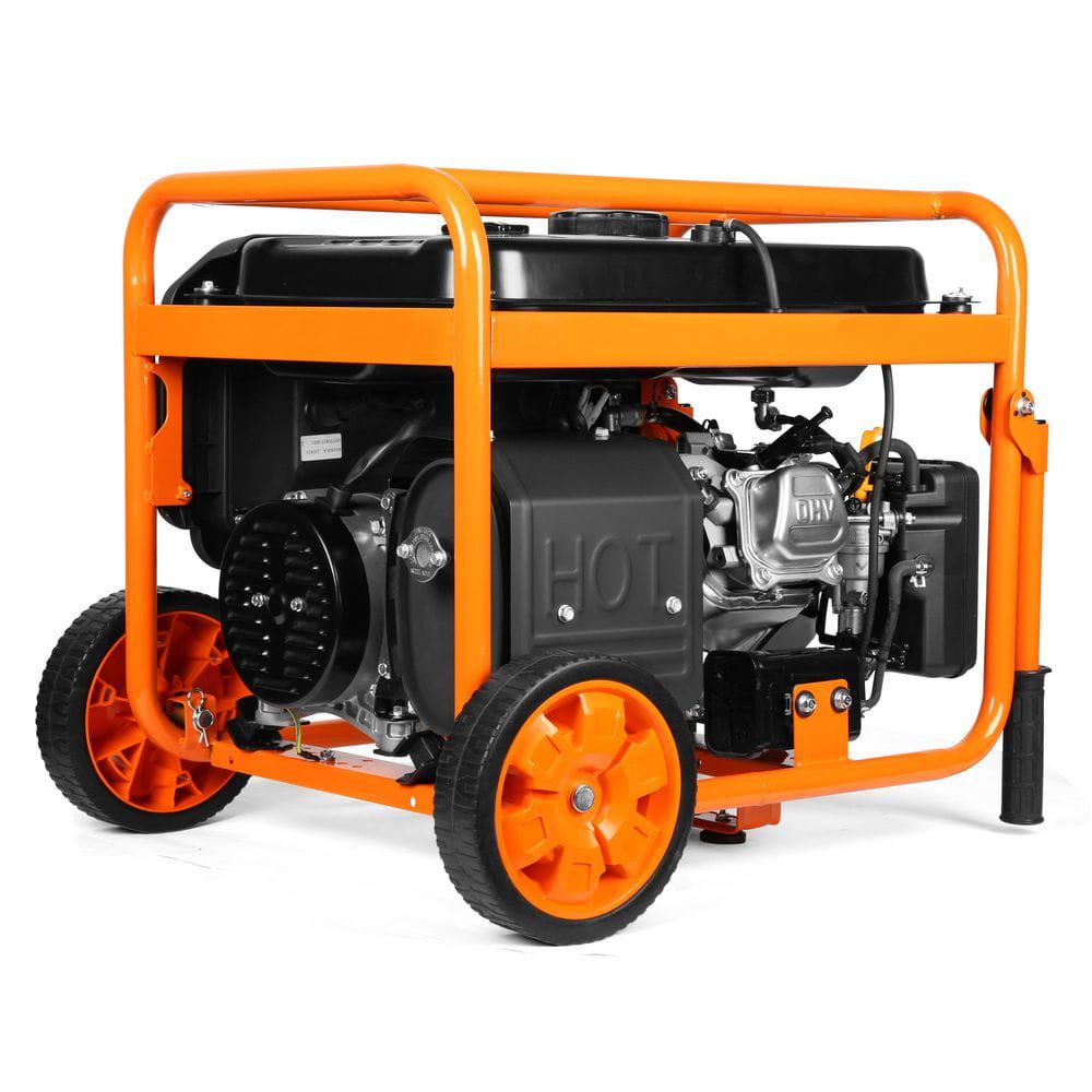 WEN 4375Watt Dual Fuel Portable Generator with Wheel Kit and CO Shutdown Sensor