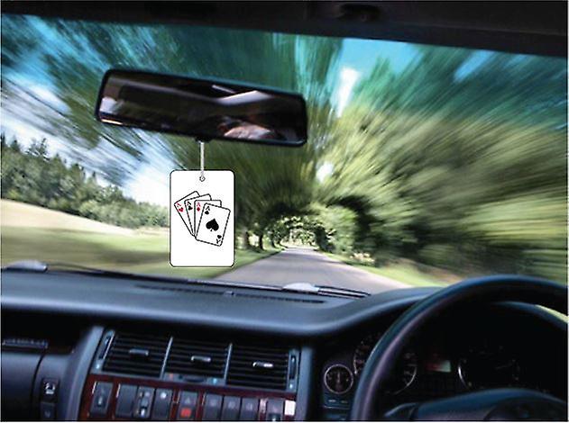 Poker Four Aces Car Air Freshener