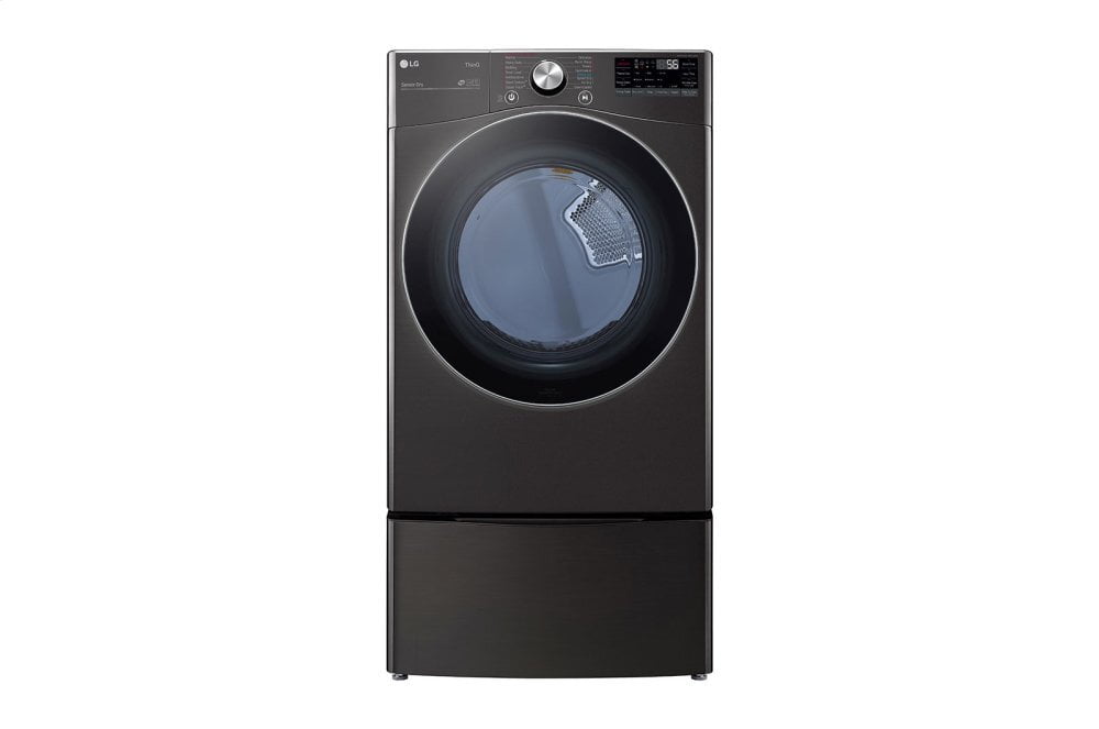 Lg DLEX4200B 7.4 Cu. Ft. Ultra Large Capacity Smart Wi-Fi Enabled Front Load Electric Dryer With Turbosteam™ And Built-In Intelligence