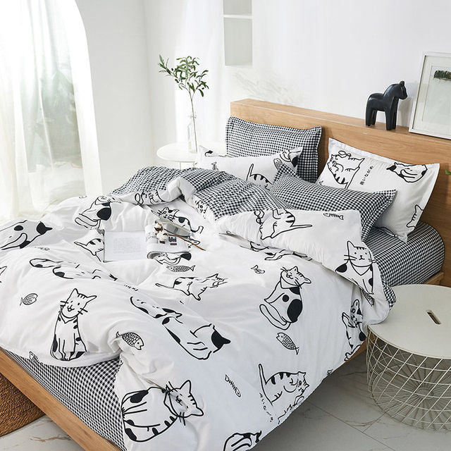 MaxComfy 100% Cotton Duvet Cover Set