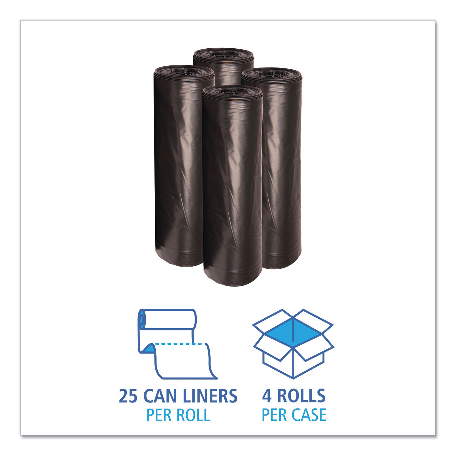 Recycled Low-Density Polyethylene Can Liners by Boardwalkandreg; BWK522