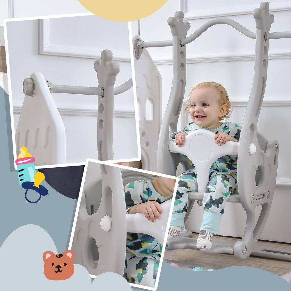 Kids Indoor and Outdoor Freestanding Swing Set LMM292570E