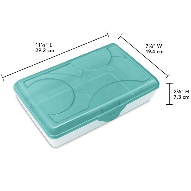 Sterilite 17296w06 Multipurpose Storage Supply Box W Lid