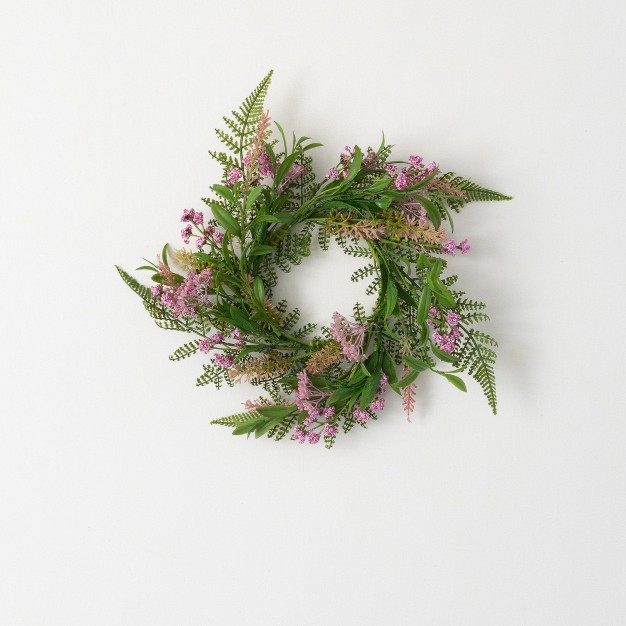 Sullivans Leafy Blush Berry Wreath