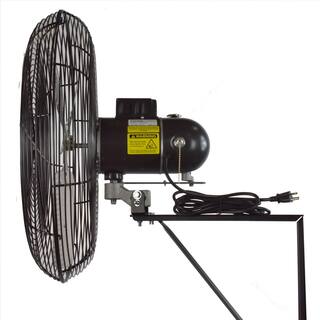 Schaefer 24 in. Black Oscillating Wall Mounted Fan TW24B-HD