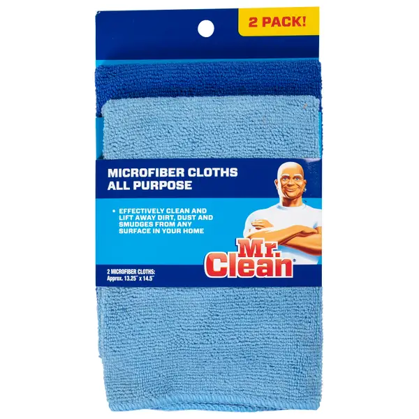 Mr. Clean 2-Pack Microfiber Cloths