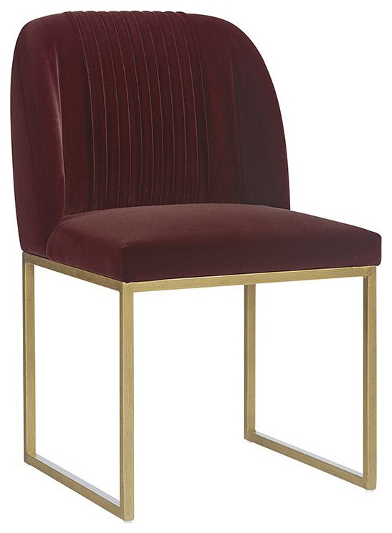 Kirby Dining Chair Merlot Set of 2   Contemporary   Dining Chairs   by Virgil Stanis Design  Houzz