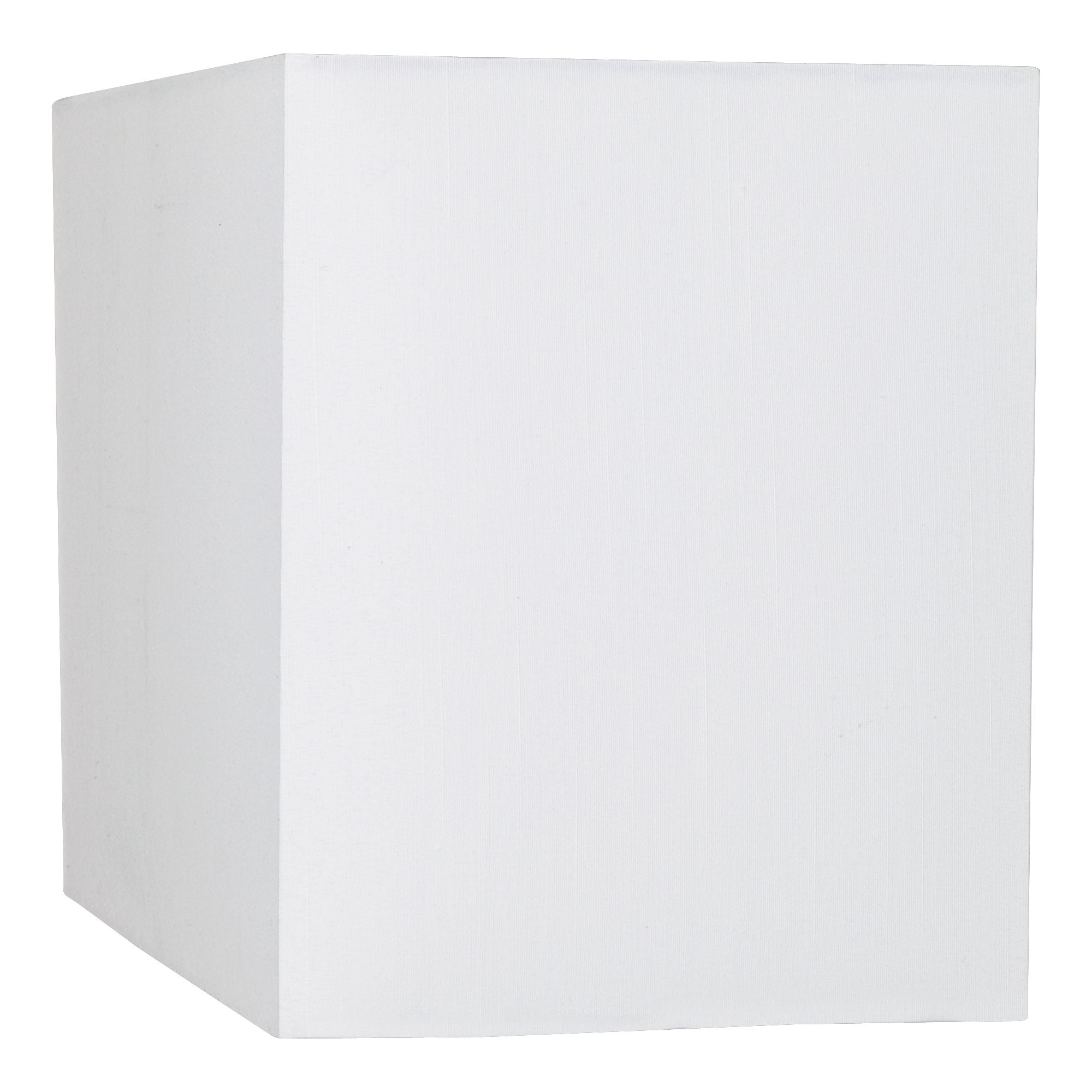 Brentwood White Medium Rectangular Hardback Lamp Shade 16