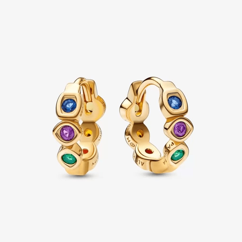 PANDORA  Marvel The Avengers Infinity Stones Hoop Earrings