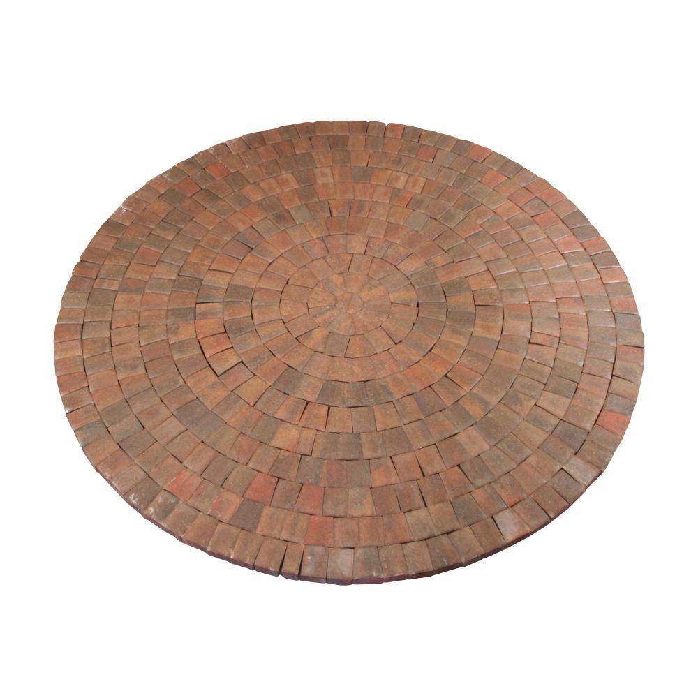 Anchor 9 ft. x 9 in. Autumn Blend Dutch Cobble Concrete Paver Circle Kit 10154808