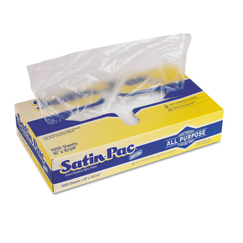 Georgia Pacific GP Satin-Pac High Density Polyethylene Deli Film Sheets | 10x10 3