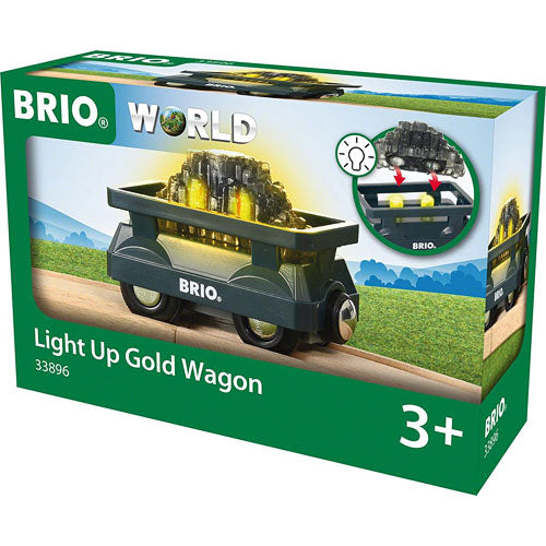 Brio Light Up Gold Wagon