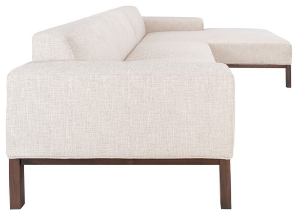 Safavieh Couture Dove Mid Century Sectional   Transitional   Sectional Sofas   by Safavieh  Houzz