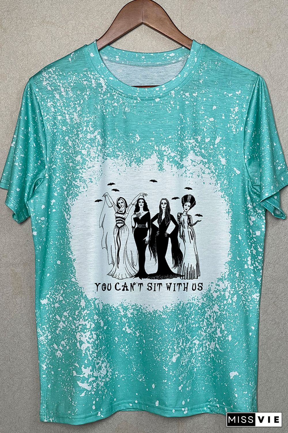 Queens of Halloween - you can't sit with us crewneck Graphic Tee Wholesale