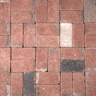 Mutual Materials 8 in. x 4 in. 2.25 x in. Rustic Red Clay Paver (240-Pieces53 sq. ftPallet) RRC0126CMI