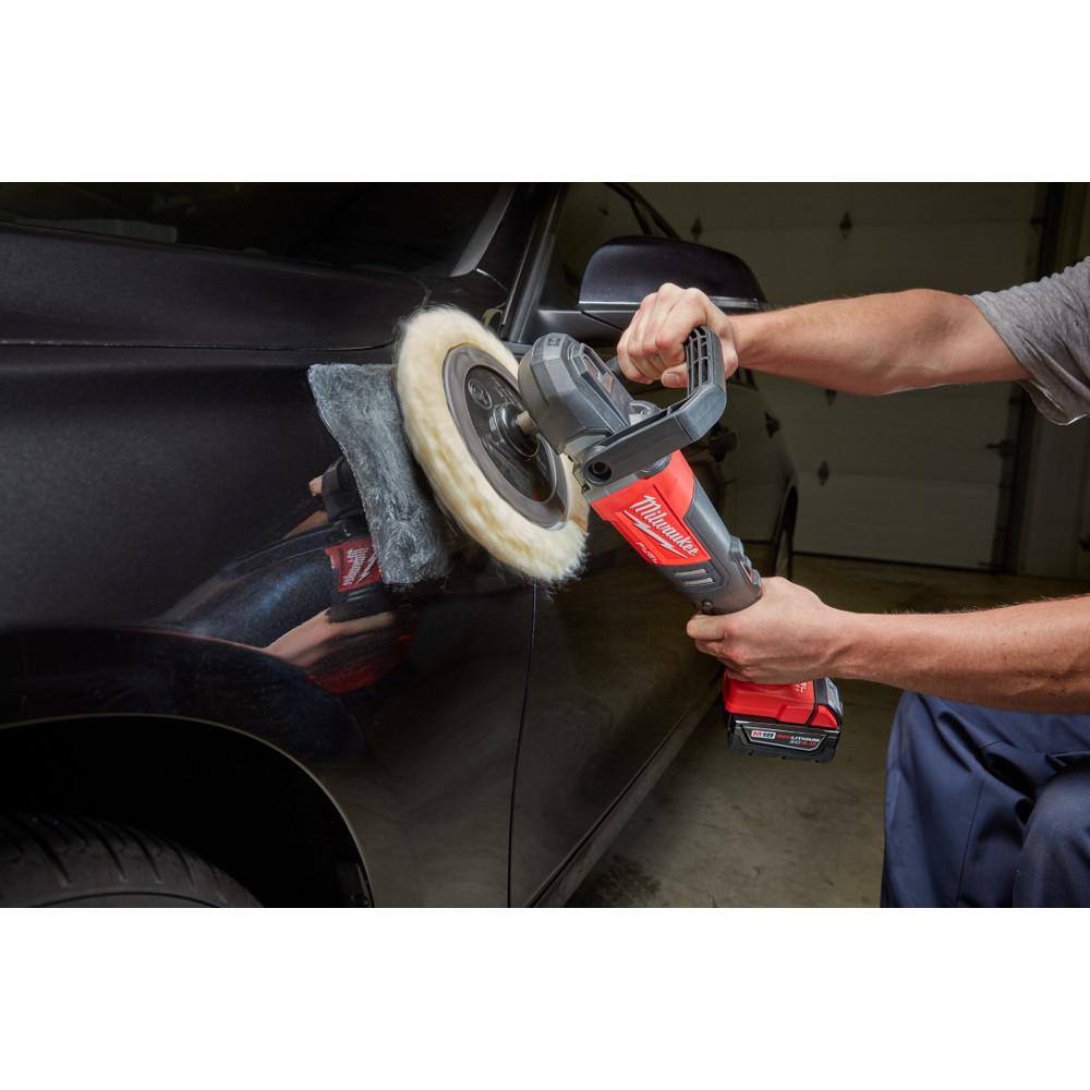 MW M18 FUEL 18V Lithium-Ion Brushless Cordless 7 in. Variable Speed Polisher (Tool-Only) 2738-20