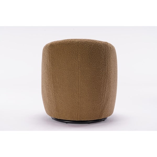 Swivel Accent Armchair Barrel chair， Fabric，25.6