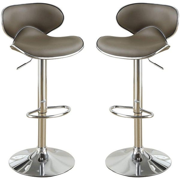 Faux Leather PVC Bar Stool Counter Height Chairs