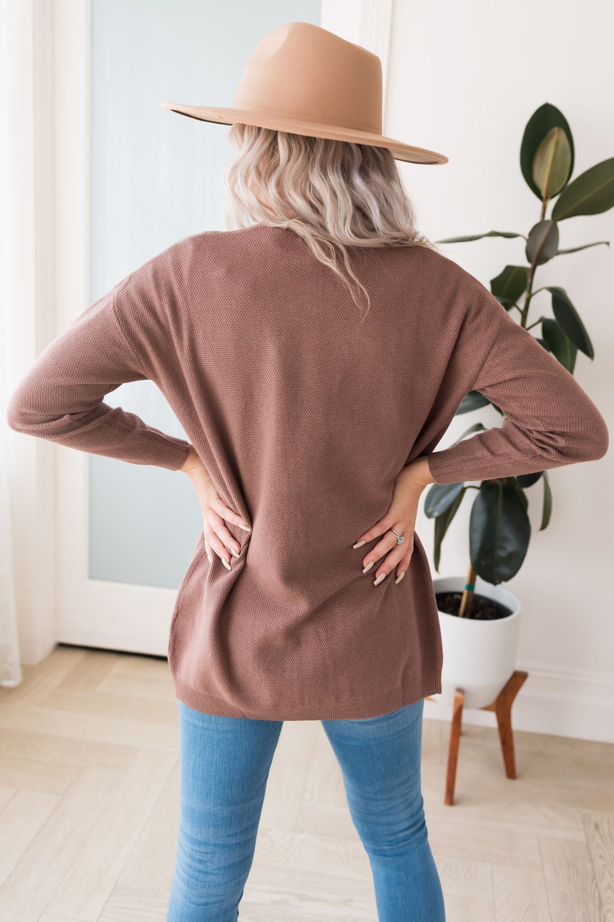 Casually Cool Modest Pocket Cardigan