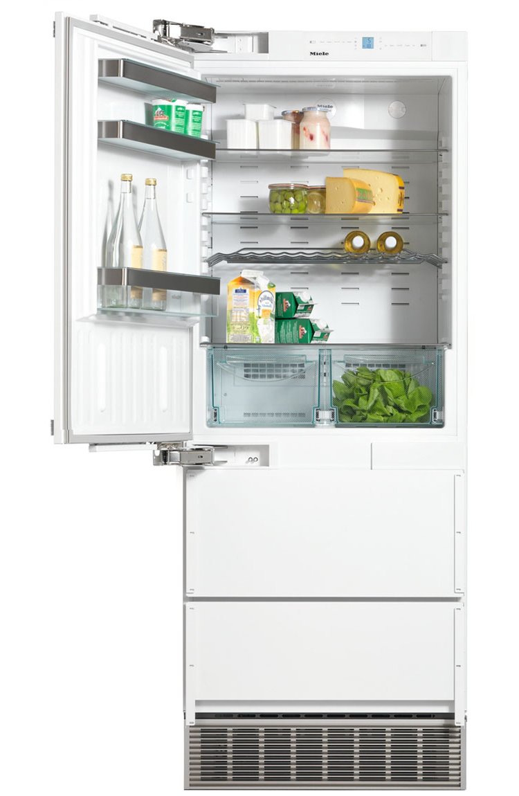 Miele KFN 9859 IDE LI PerfectCool 30-Inch Left-Hinge Bottom Mount Refrigerator in Panel-Ready