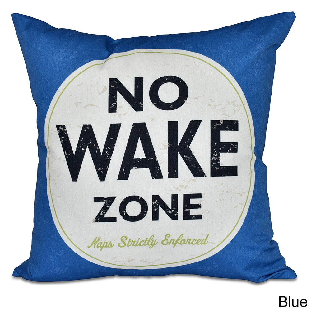 Nap Zone Word Print 20 inch Pillow   20\