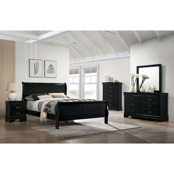 Furniture of America Lavina Contemporary 6-Drawer Dresser with Mirror - - 35634485