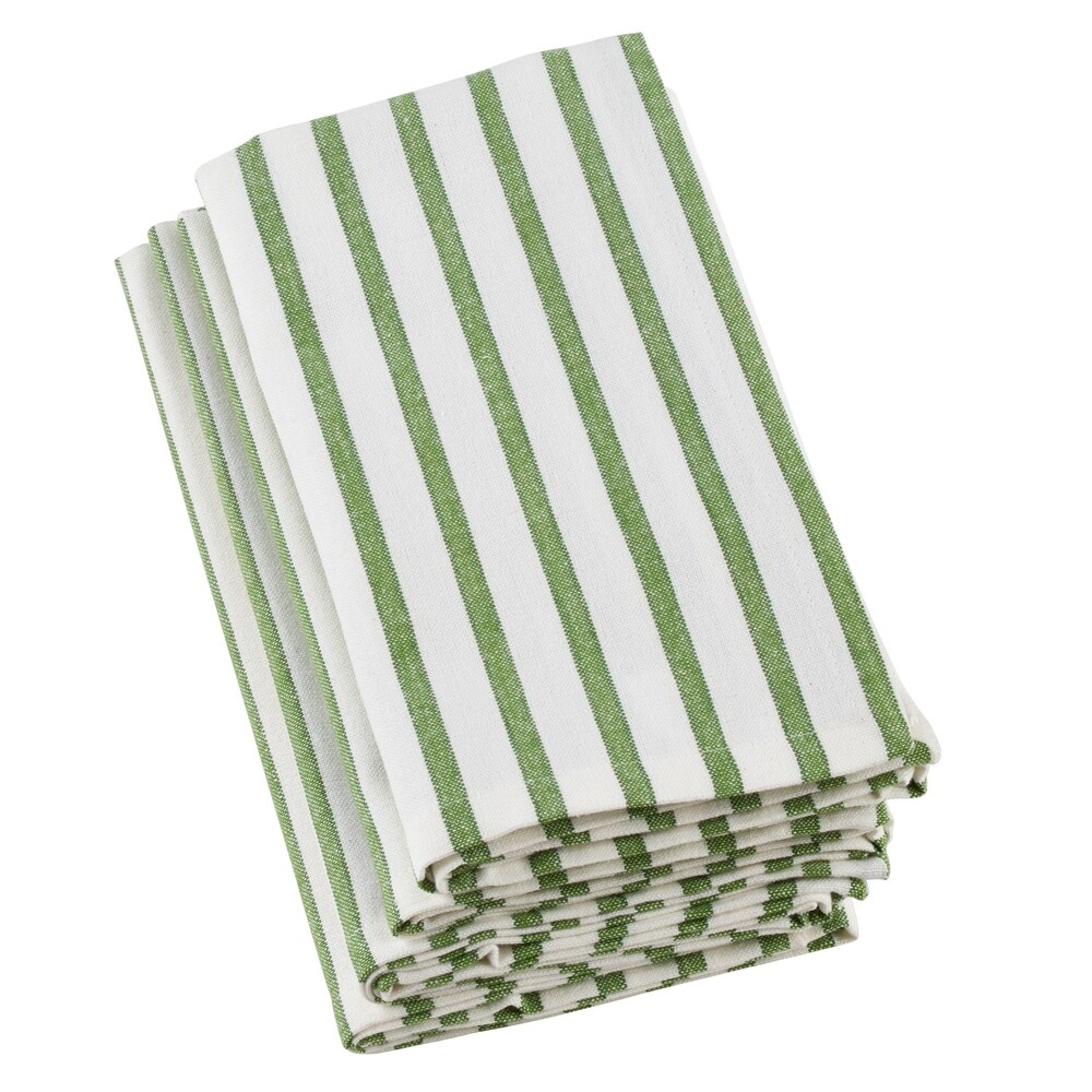 Cheerful Striped Cotton Napkins (Set of 4)