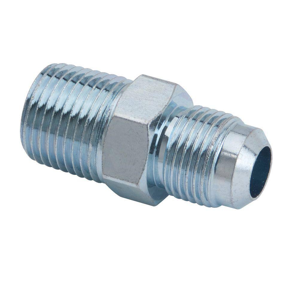 BrassCraft 12 in. O.D. Flare x 12 in. MIP Steel Gas Fitting PSSD-43