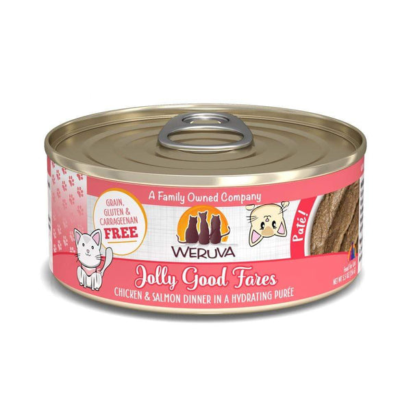 Weruva Classic Cat Pate Jolly Good Fares with Chicken and Salmon Canned