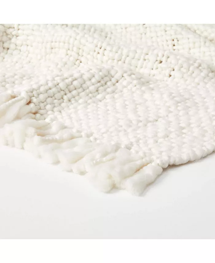 Dormify Emme Chunky Knit Throw Blanket， 50