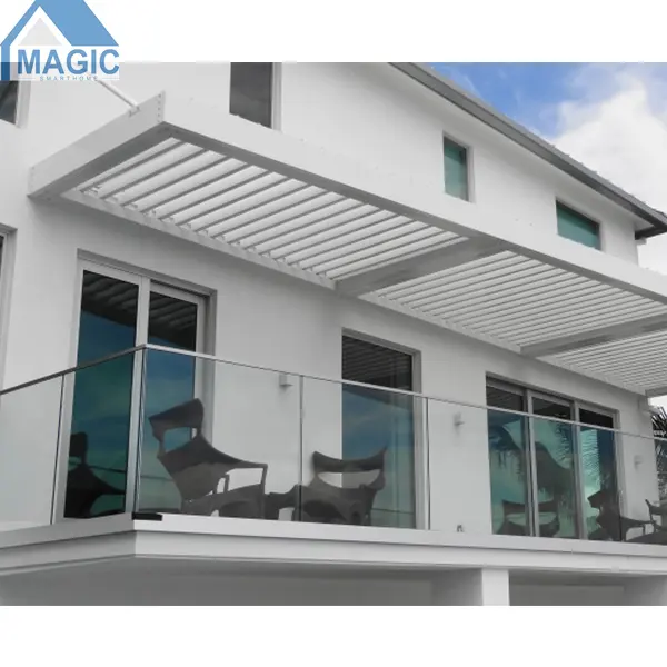 electric aluminium pergola outdoor driveway bioclimatic aluminium pergola outdoor Chinese factory directly supply