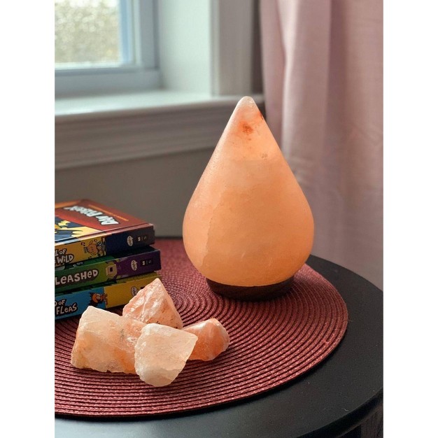 Tear Drop Salt Lamp Pink Q amp a Himalayan Salt