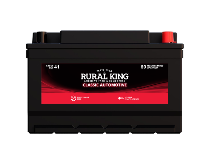 Rural King Classic Automotive Battery - 41-60