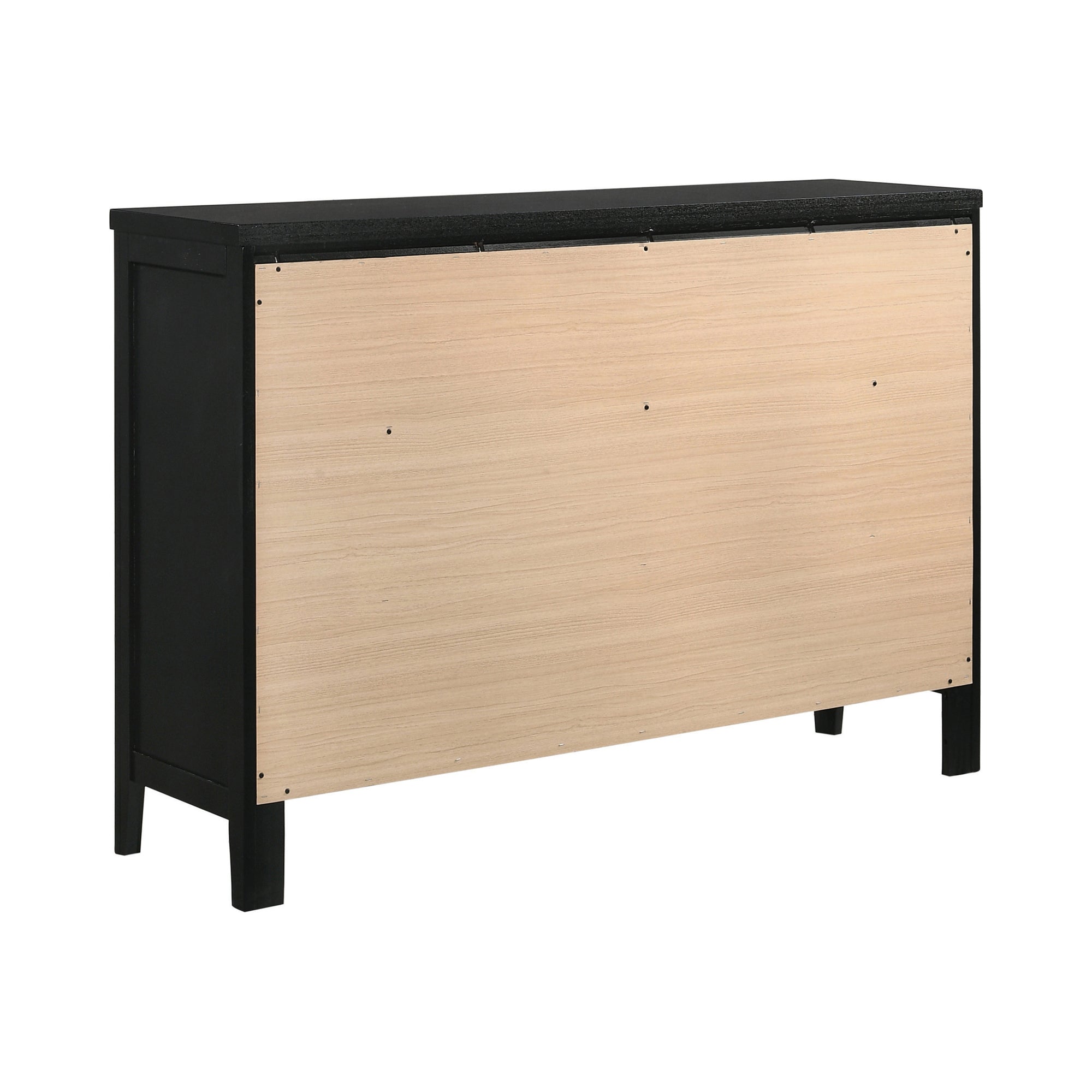 Carlton 6-drawer Rectangular Dresser Black