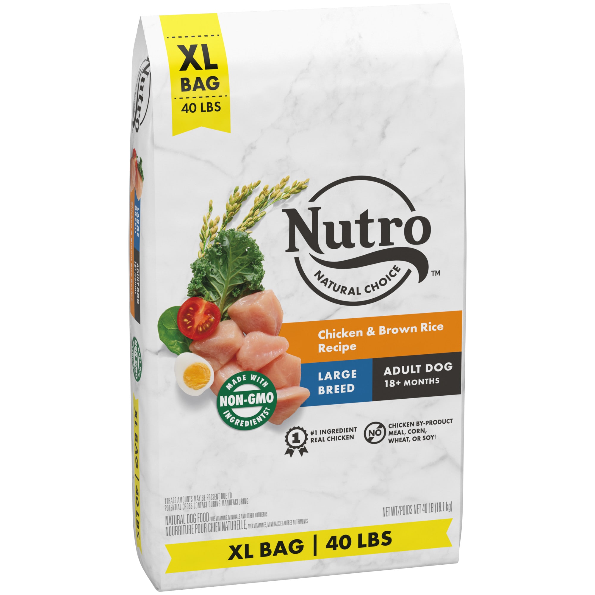 Nutro Natural Choice Chicken  Brown Rice Recipe Large Breed Adult Dry Dog， 40 lbs.