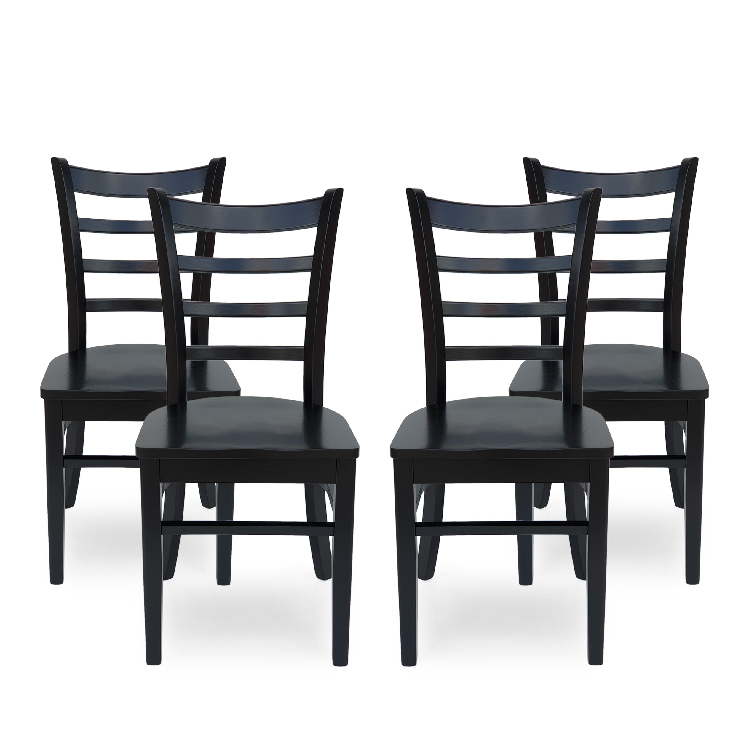 Wagner Farmhouse Wooden Dining Chairs (Set of 4)