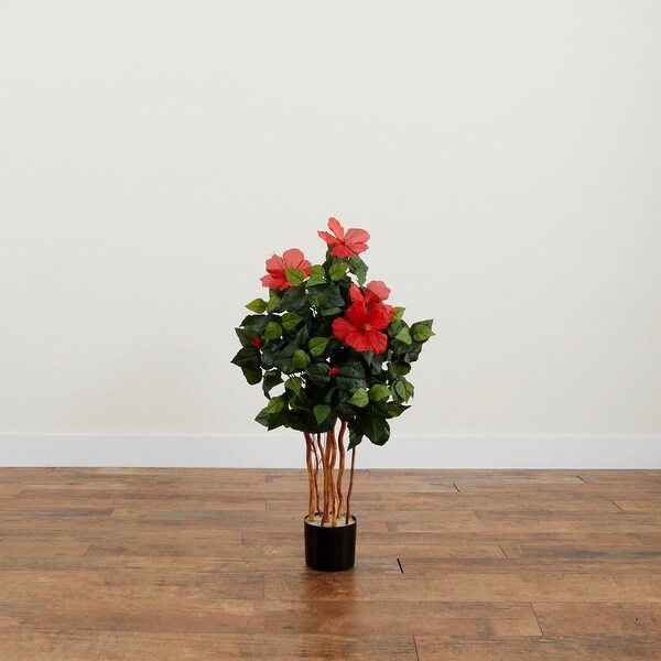 3' Artificial Hibiscus Tree