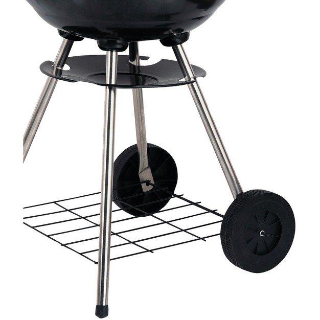 Brentwood 17 in Portable Charcoal Bbq Grill With Wheels