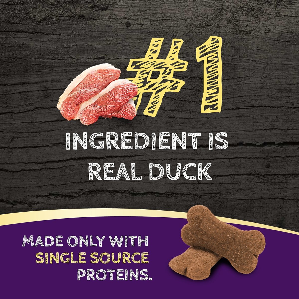 Zignature Duck Formula Ziggy Bars Biscuit Dog Treats