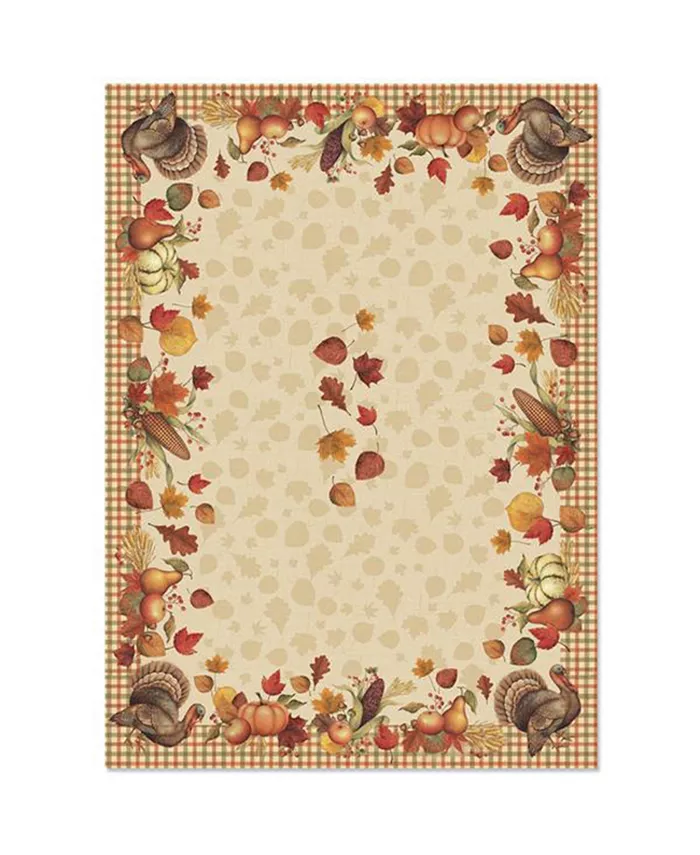 Laural Home Bountiful Harvest Tablecloth - 70x 144