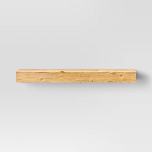 Floating Wood Shelf