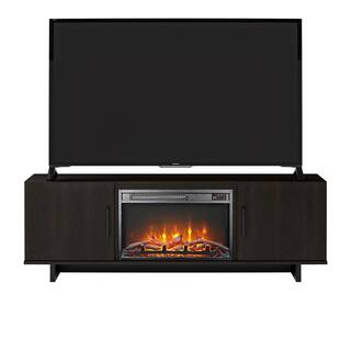 Ameriwood Home Julia 60 in. Electric Fireplace TV Stand in Espresso HD07098