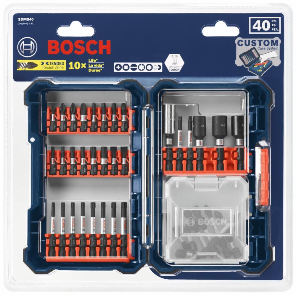 40 pc. Impact Tough™ Screwdriving Custom Case System Set