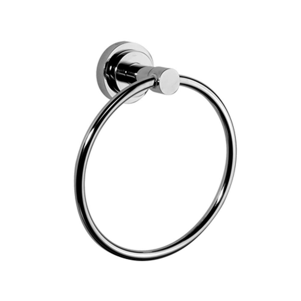 JACUZZI SALONE and RAZZO Wall Mount Towel Ring in Polished Chrome PK10827